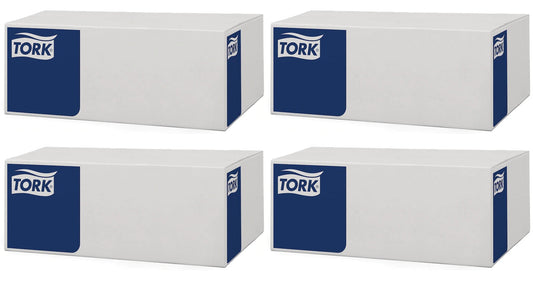 4 x Tork Embossed Paper White Table Cover Roll 1.2X25M-474618