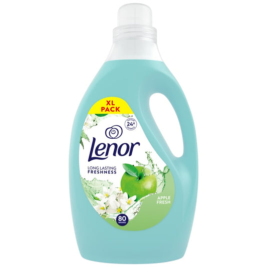 4 x Lenor Apple Fresh 80 Wash - 2.64 LITRE