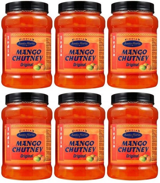 6 x Santa Maria Mango Chutney 1.2Kg