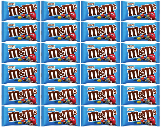 24 x M&M'S Crispy Bags 36G