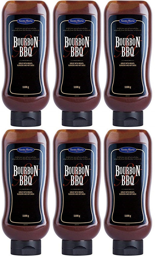 6 x Santa Maria Bourbon Bbq 1100G