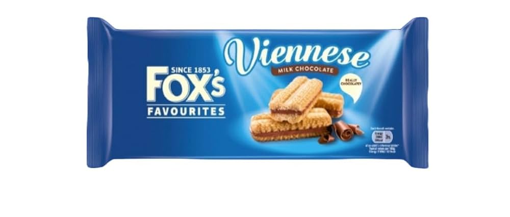 12 x Fox's Viennese Milk Chocolate  - 120GM