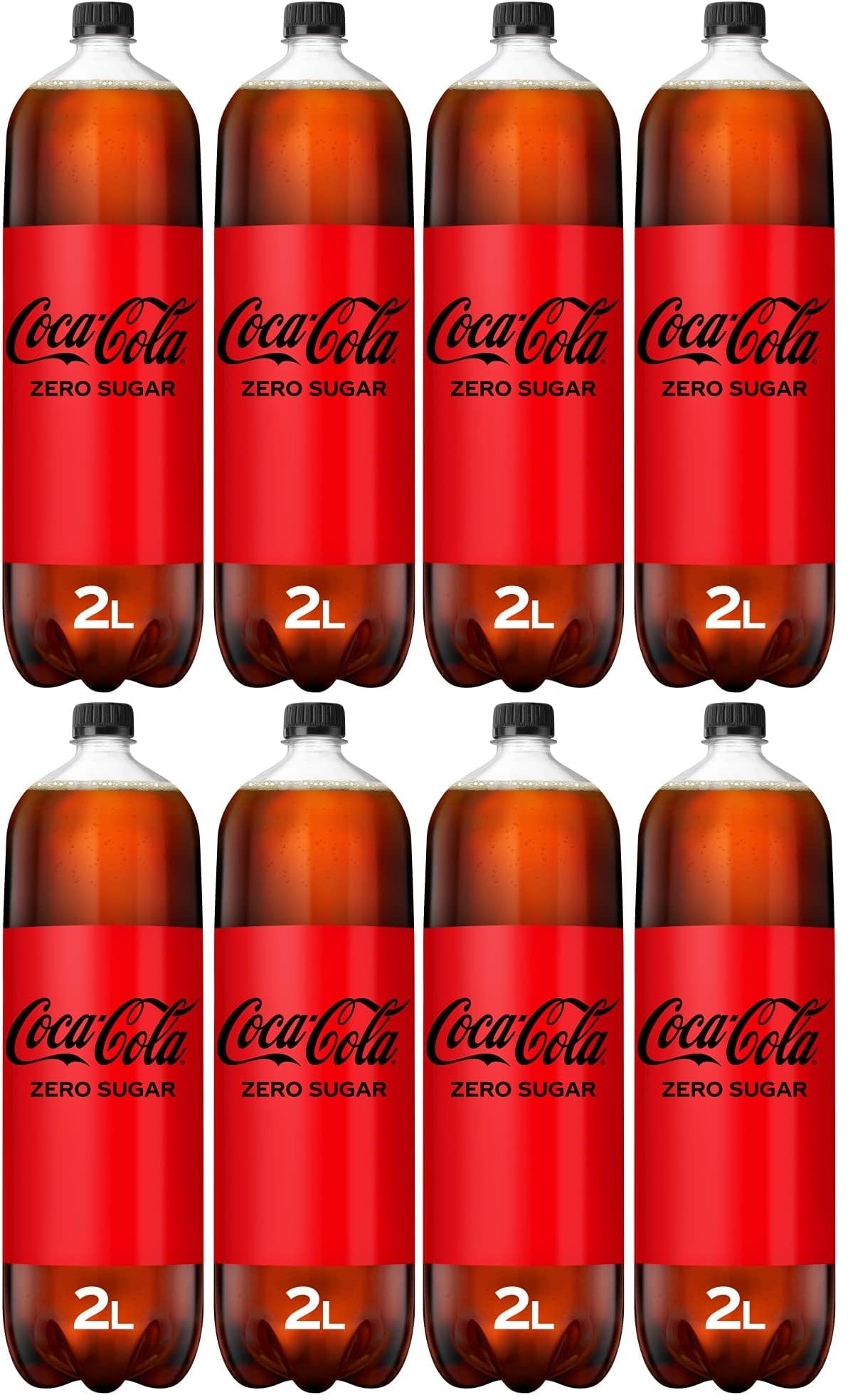 8 x Coca-Cola Zero Sugar 2L