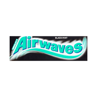 30 x Airwaves Black Mint Gum 10 Pce