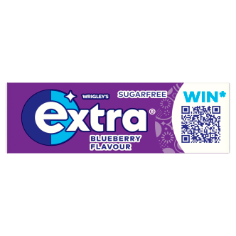 30 X Extra Blueberry Chewing Gum Sugar Free 10 Pieces
