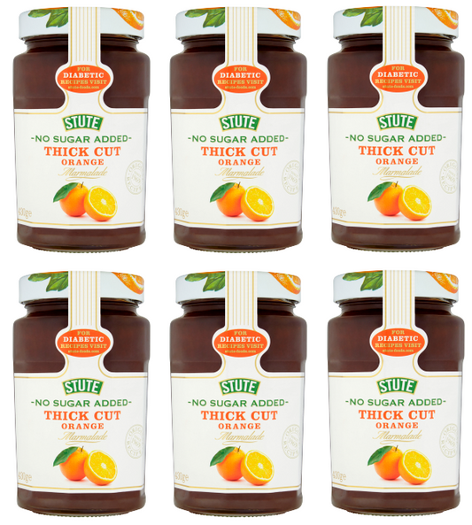 6 x Stute Marmalade Diabetic Thick 430G