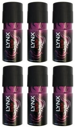 6 x Lynx  Aerosol Bodyspray Excite 150 Ml