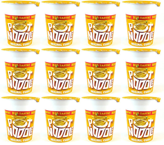 12 x Pot Noodle  Standard Pot Original Curry 90 G
