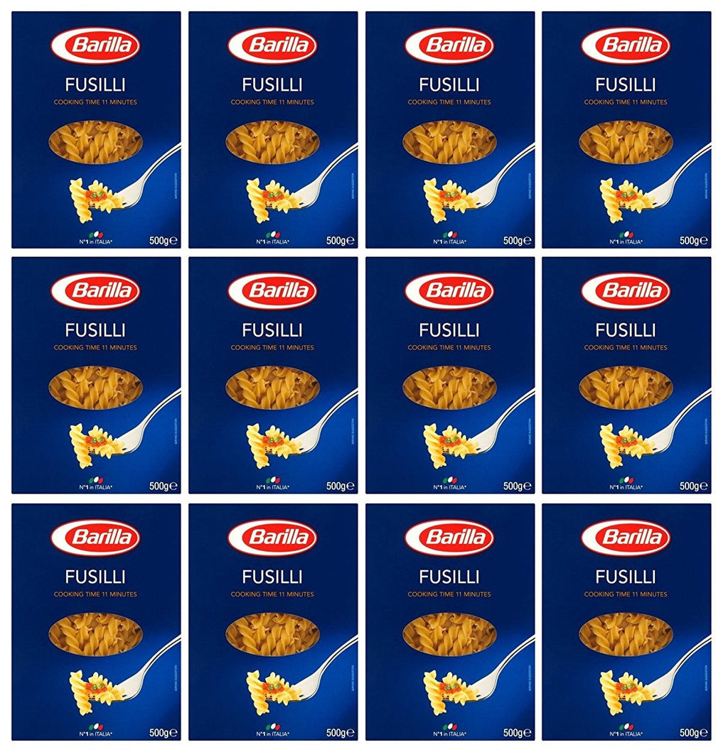 12 x Barilla Classic Fusilli N°98 500G