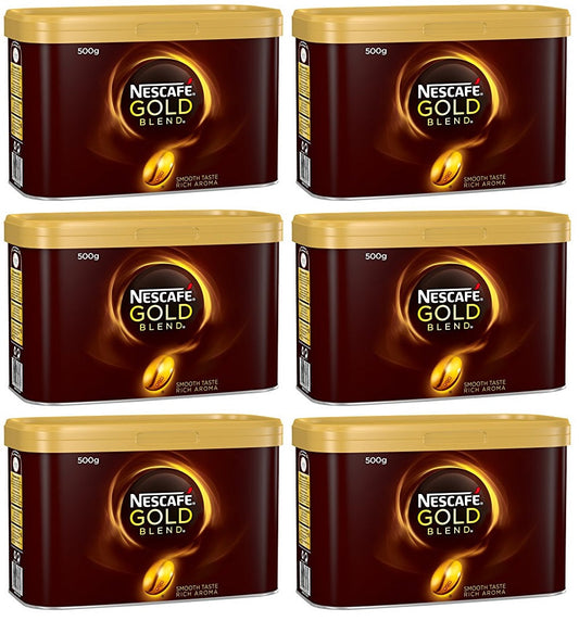 6 x Nescafé Gold Blend 500G