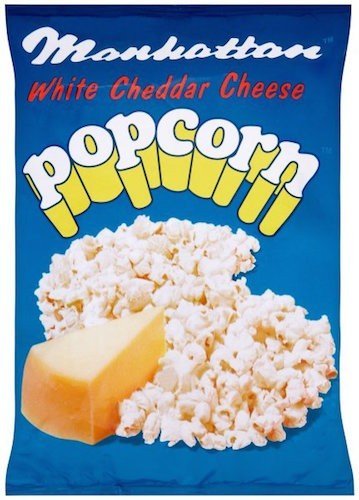 40 x Manhattan White Cheddar Cheese Popcorn 30G