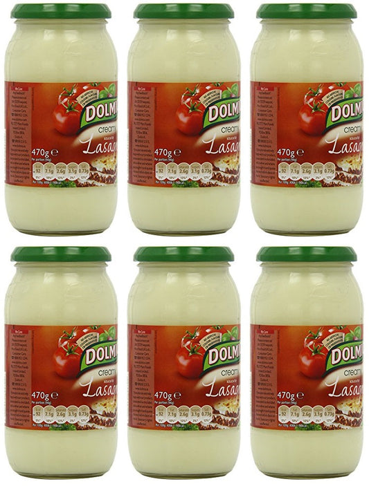 6 x Dolmio Lasagne Creamy White Sauce 470G