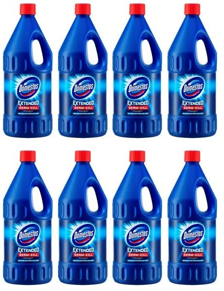 8 x Domestos  Thick Bleach Original 2 L