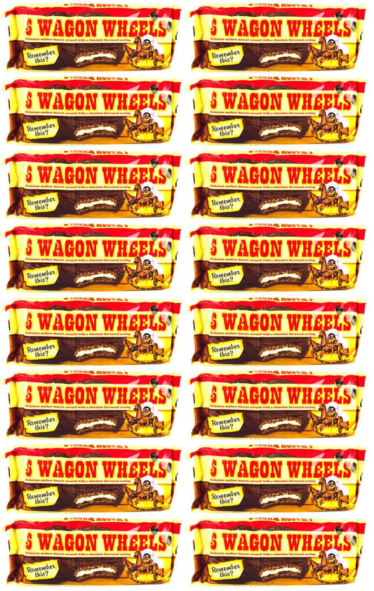 16 x Wagon Wheels 6 Individually Wrapped