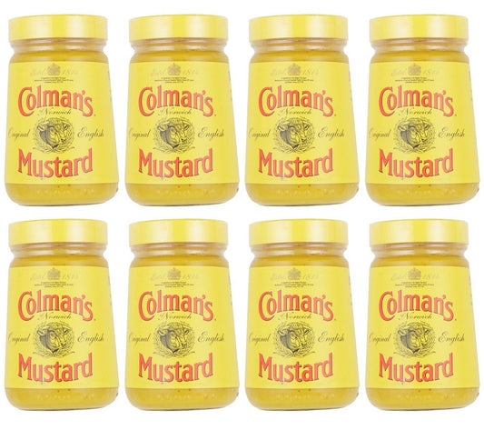 8 x Colman's  Mustard Original English Mustard 170 G