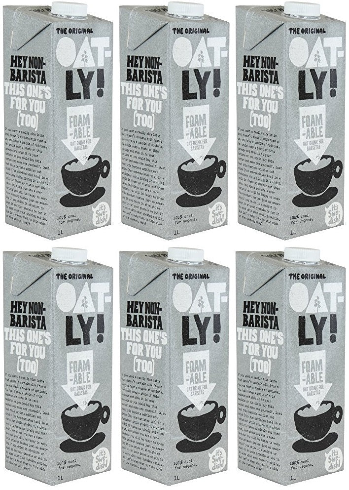 6 x Oatly! Oat Drink Barista Edition 1L