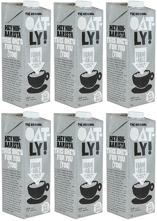 6 x Oatly! Oat Drink Barista Edition 1L