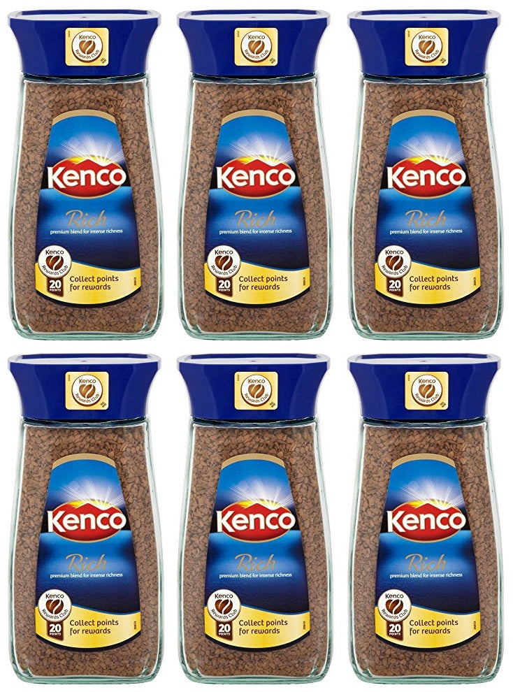6 x Kenco Rich Instant Coffee 200G