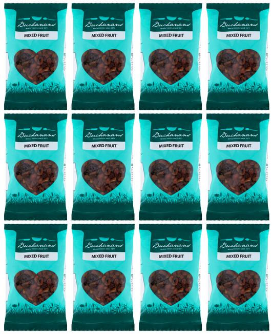 12 x Buchanan Dried Mixed Fruit 375G