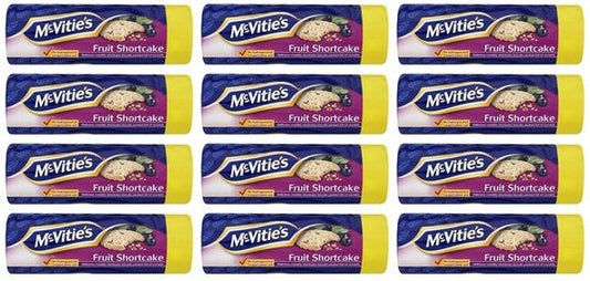 12 x Mcvitie's Fruit Shortcake Biscuits 200G