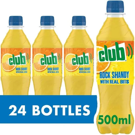 24 x Club Rock Shandy With Real Bits 500Ml