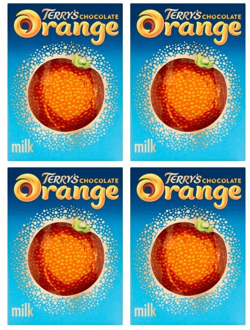 4 x Terrys Milk Chocolate Orange Ball 157Gm
