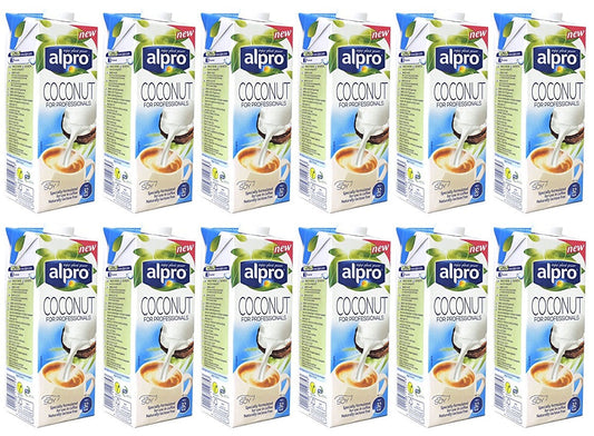 12 x Alpro Barista Coconut With Soya 1L