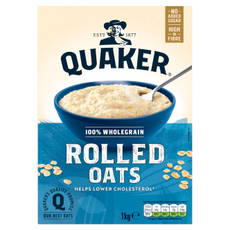 10 x Quaker Oats 1Kg
