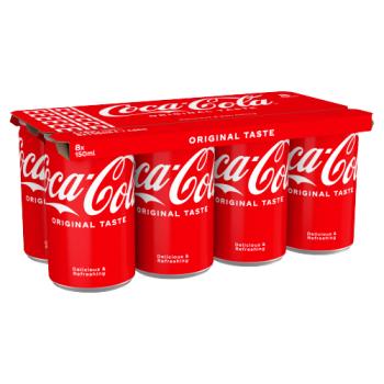 3 x Coca-Cola Mini 8 X 150Ml