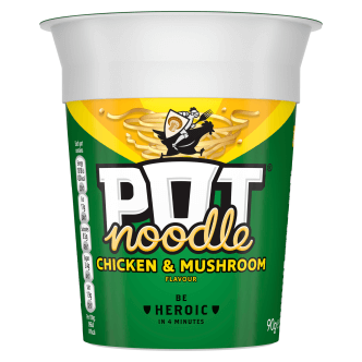 12 x Pot Noodle Chicken & Mushroom 90Gm