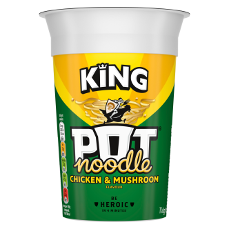 12 x Pot Noodle King Chicken & Mushoom 114G