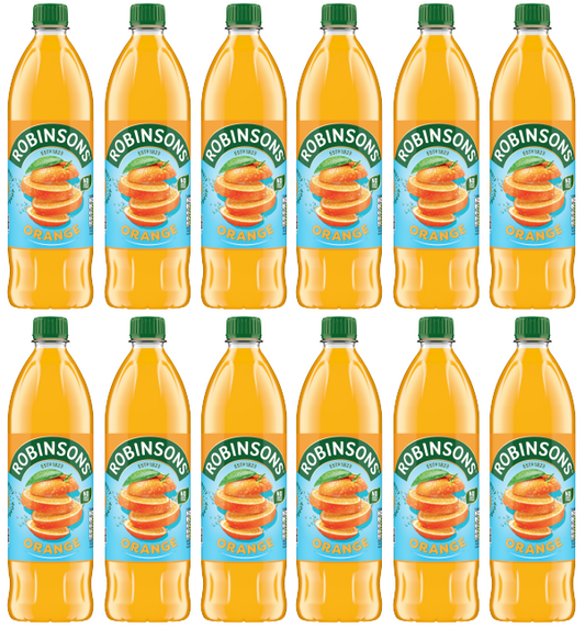 12 x Orange Robinsons 1Lt  (No Sugar)