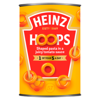 24 x Heinz Spaghetti Hoops 400Gm