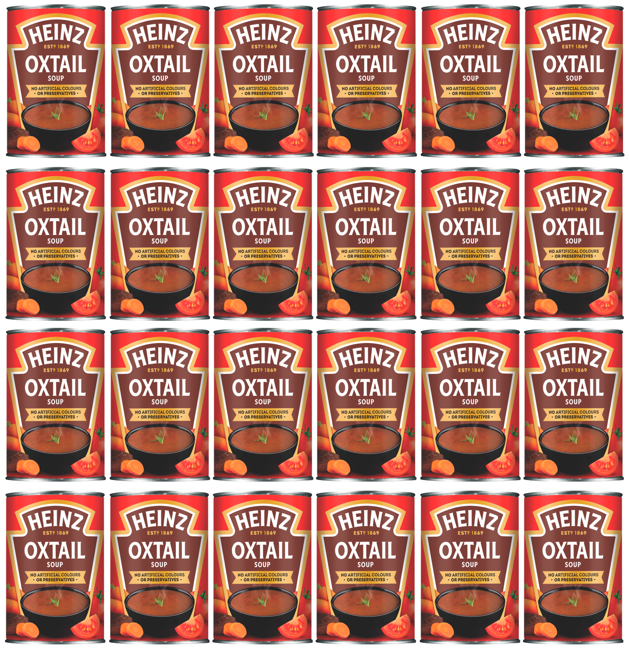 24 x Heinz Soups Oxtail 400G