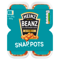 24 x Heinz Snap Pots Baked Beans 200Gm (6 x 4 Pots)