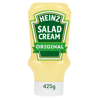 10 x Heinz Salad Cream Top Down 425Gm