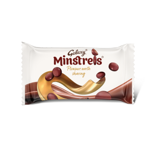 40 x Galaxy Minstrels Bags Std 42Gm