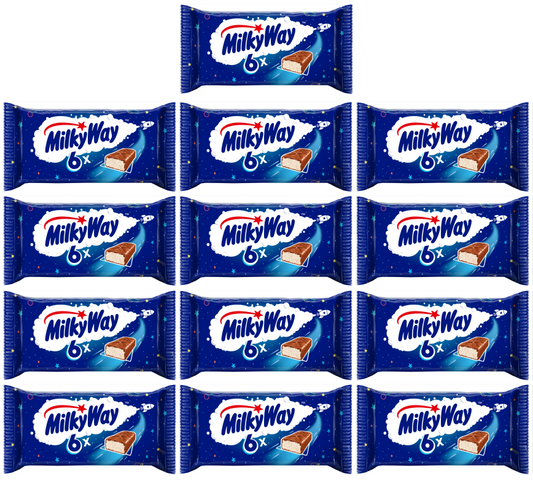 13 x Milky Way 6 Pack 129Gm