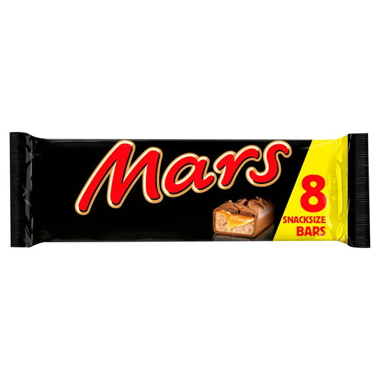 11 x Mars Chocolate Snack Size Bars Multipack 8pk - 304GM