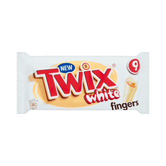 13 x Twix Take Home 9Pk White 207Gm