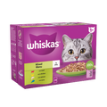 4 x Whiskas Cat 1+ Pouch Jely Mixed Menu 12 Pack - 12X85Gm