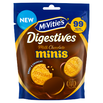 6 x Mcvities Mini Chocolate Digestives Pouch  - 80GM