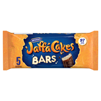12 x Mcvities Jaffa Cakes 5 Cake Bars 5'S