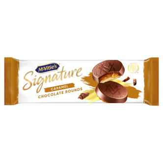 15 x Mcvities Caramel Chocolate Rounds - 109G
