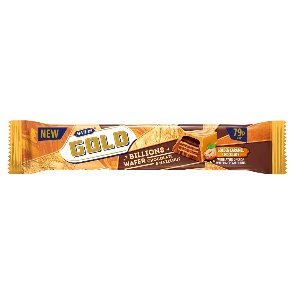 24 x Gold Billion Chocolate & Hazelnut - 39GM