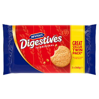 9 x Mcvities Digestives Twin 2X400G