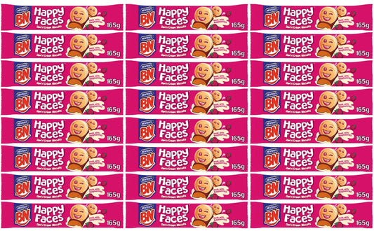 24 x Mcvities Happy Faces Jam & Cream - 165GM