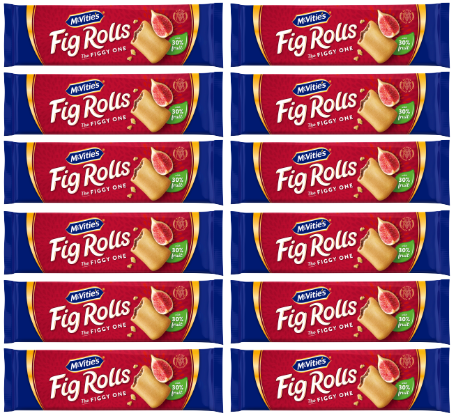 12 x Mcvities Fig Rolls 200Gm
