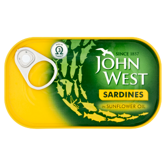 12 x John West Sardines In Sunflower Oil 120Gm
