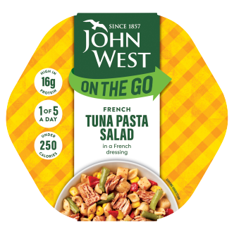 6 x John West Tuna Lunch On The Go French 220G.